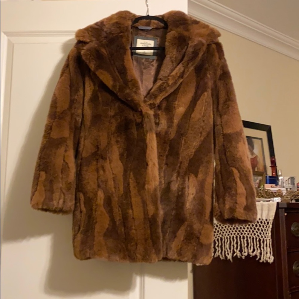 Abercrombie &Fitch Plush Faux Fur